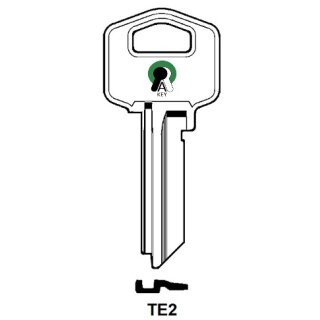 TE2   TS7R  TS9R  TE-8I  1182   - Zylinderschlüssel