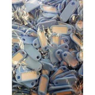 Schlüsselanhänger hellblau 200 Stück