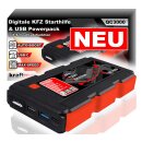 Digitale KFZ Starthilfe & USB Powerpack