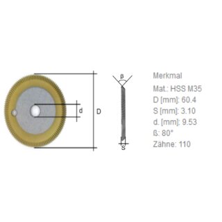 Fräser Ø 60.4mm - 01F - D742607ZB