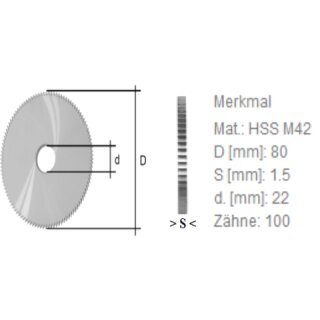 Fräser Ø 80.0mm - SG1W - D704784ZB