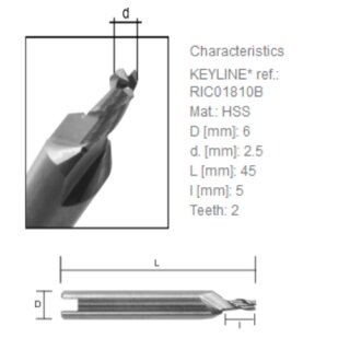 Fräser Ø 6.0mm - WC011 - RIC01810B