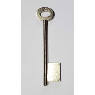 Stahlschlüssel Vollbart Ø6mm gerader Bart Buntbart