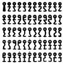 Buntbartschlüssel Art.6  Nr251