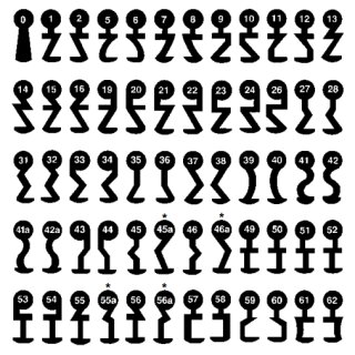 Buntbartschlüssel Art.6  Nr298A