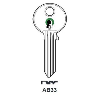 AB33 Silca  +15  ABU-7D - Anlagenschlüssel