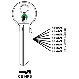 CE14PS - CE129-77 -  CS129-77 Universal Schließanlagenschlüssel für CES