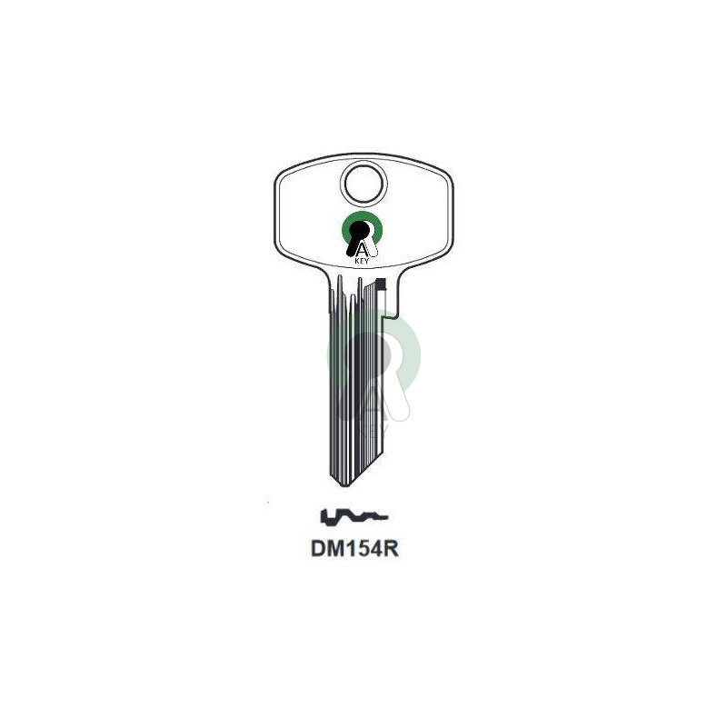 Silca DM14 Schlüsselrohling für DOM, 0,40 €