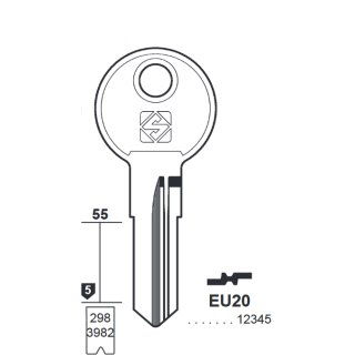 EU20  1681  Zylinderschlüssel