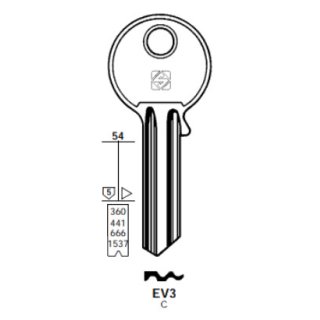 EV3   Zylinderschlüssel