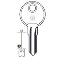 KI11R  349& K6R KIF-1D  Zylinderschlüssel