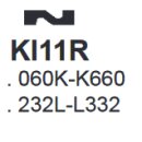 KI11R  349& K6R KIF-1D  Zylinderschlüssel