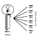 WK23   1159-0 1158-0 WI42  WK28 --  Universalschlüssel