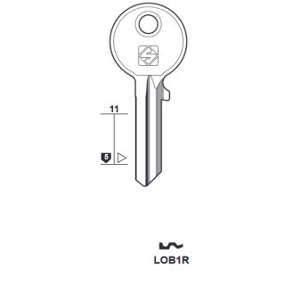 LOB1R Silca LOB1R, LB-1  Zylinderschlüssel