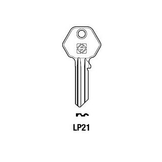 LP21 SILCA, 222KN, LIP5DN, LIP-1D, LI21  Zylinderschlüssel