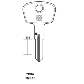TRK10   1818  Zylinderschlüssel für Trelock