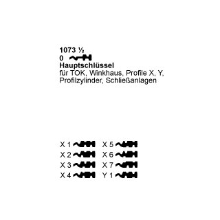 TO126RX  TOK-83D TOK Universalschlüssel Serie  XR YR