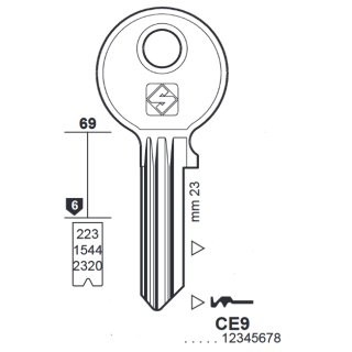CE9   Universalschlüssel / Passepartout